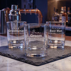 Personalised Engraved Wedding Party Shot Glass - Make It Personal Gift Co
