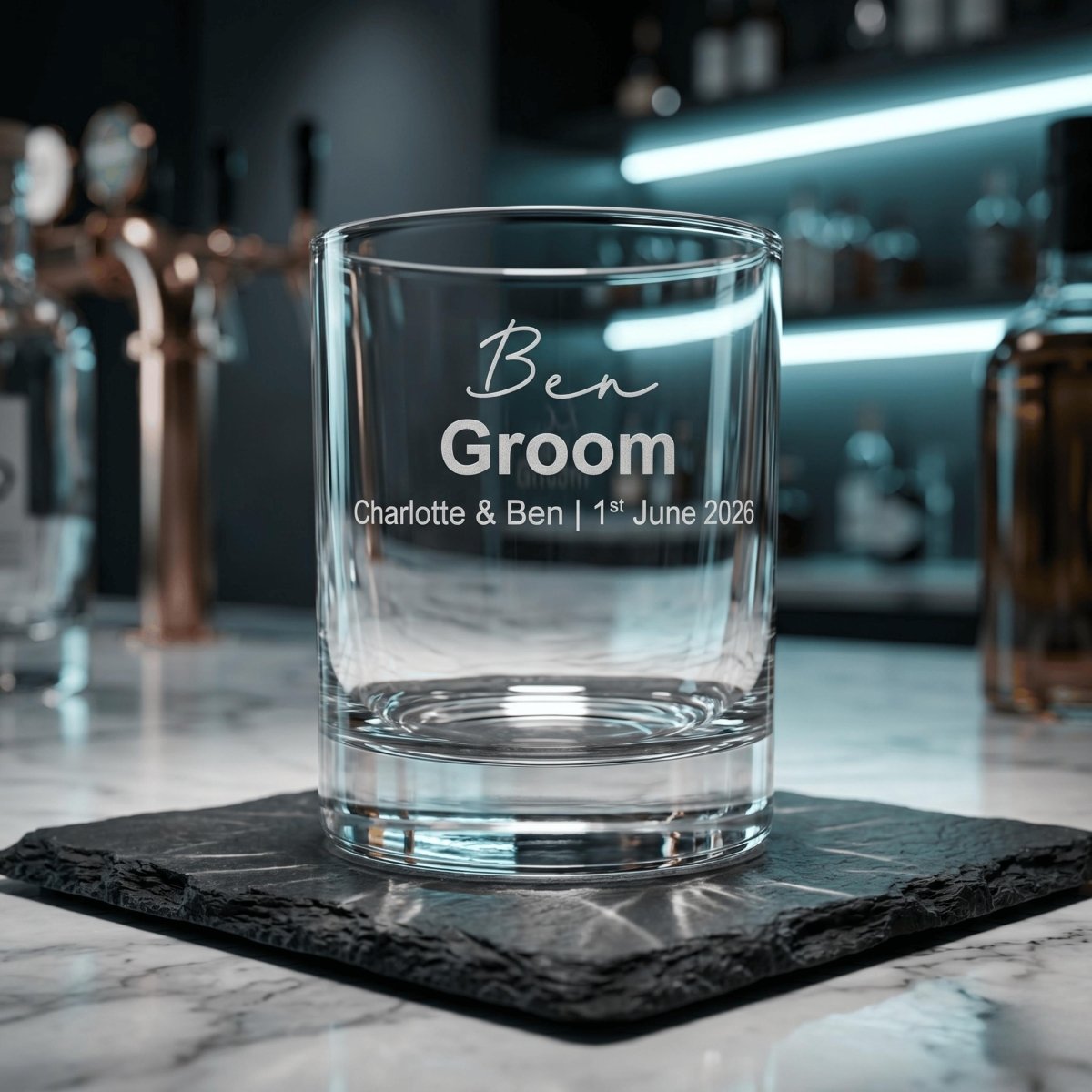 Personalised Engraved Wedding Party Shot Glass - Make It Personal Gift Co
