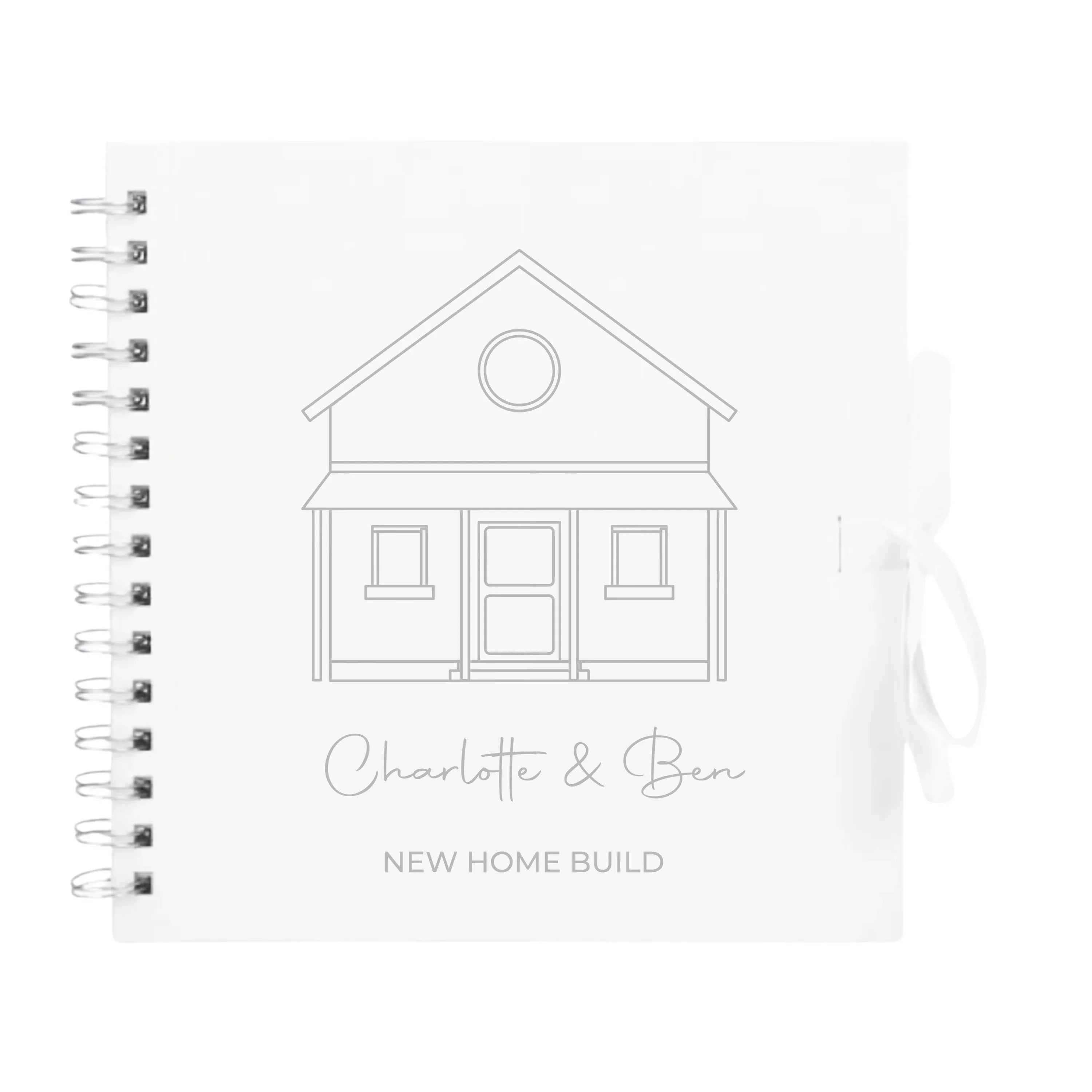 Personalised Home Renovation Photo Album | 8x8 Boutique Size - Make It Personal Gift Co