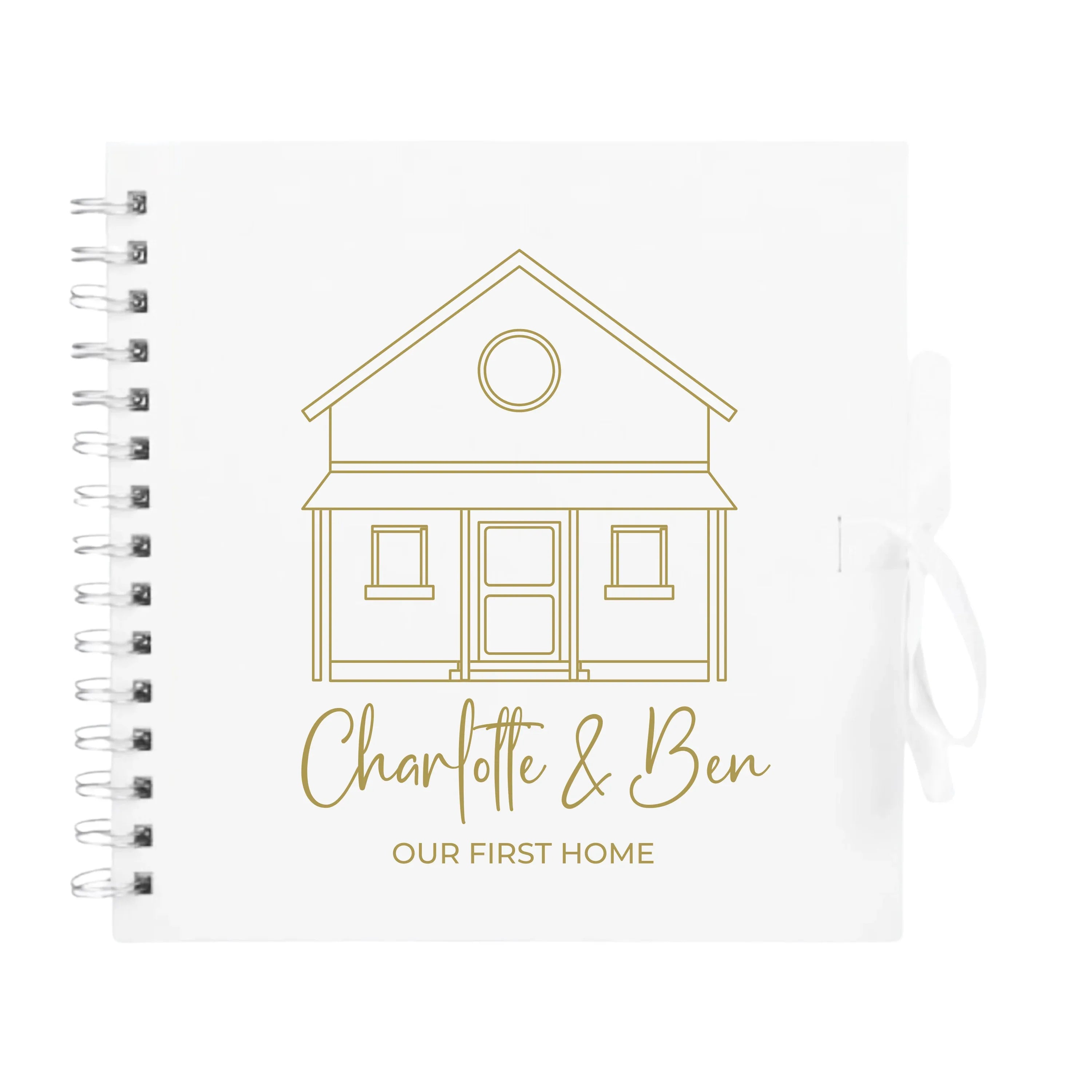 Personalised Home Renovation Photo Album | 8x8 Boutique Size - Make It Personal Gift Co