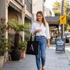 Personalised Initial Tote Bag: Modern Elegance Edition - Make It Personal Gift Co