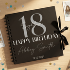 Personalised Modern Elegance Birthday Album Guestbook - Make It Personal Gift Co