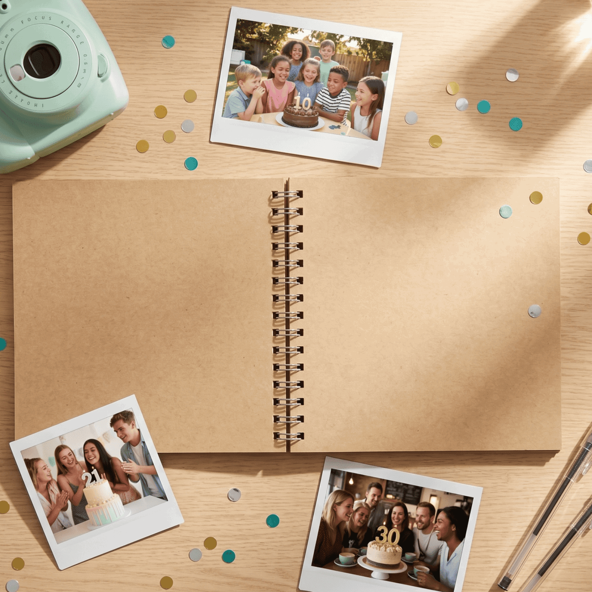 Personalised Modern Elegance Birthday Album Guestbook - Make It Personal Gift Co