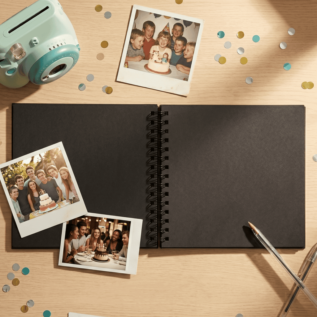 Personalised Modern Elegance Birthday Album Guestbook - Make It Personal Gift Co