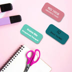 Personalised Name and Profession Badge – Custom Acrylic or Wood - Make It Personal Gift Co