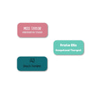 Personalised Name and Profession Badge – Custom Acrylic or Wood - Make It Personal Gift Co