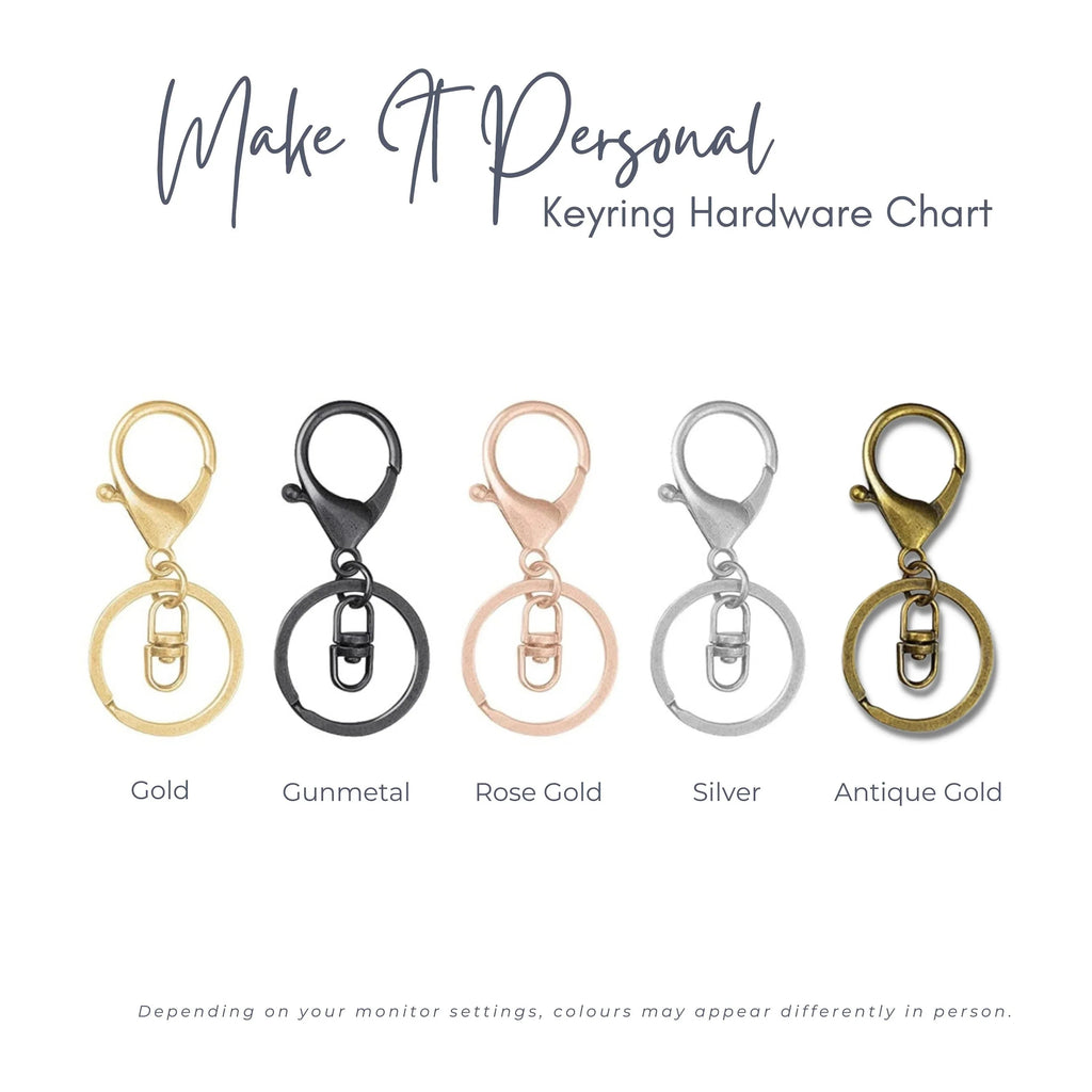 Personalised Play Button Music Keyring – Custom Scannable Song Keychain - Make It Personal Gift Co