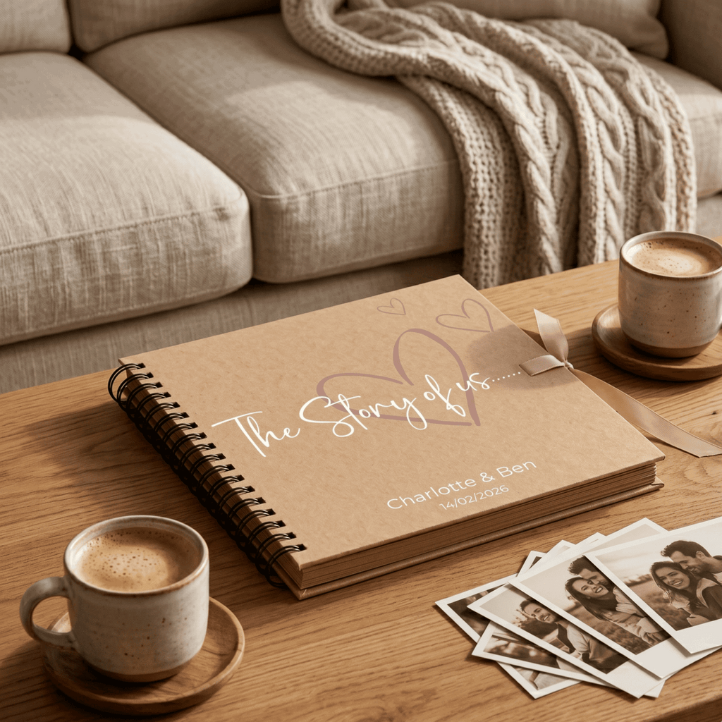 Personalised Story Of Us Photo Album - Make It Personal Gift Co