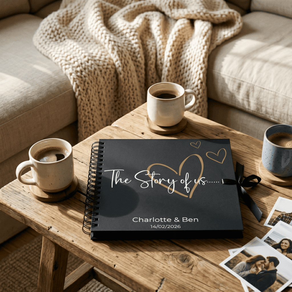 Personalised Story Of Us Photo Album - Make It Personal Gift Co