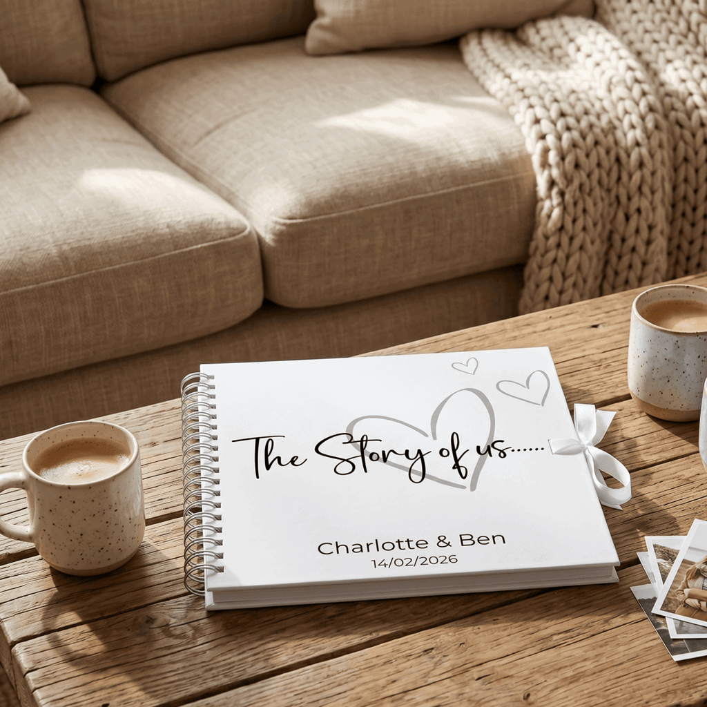 Personalised Story Of Us Photo Album - Make It Personal Gift Co