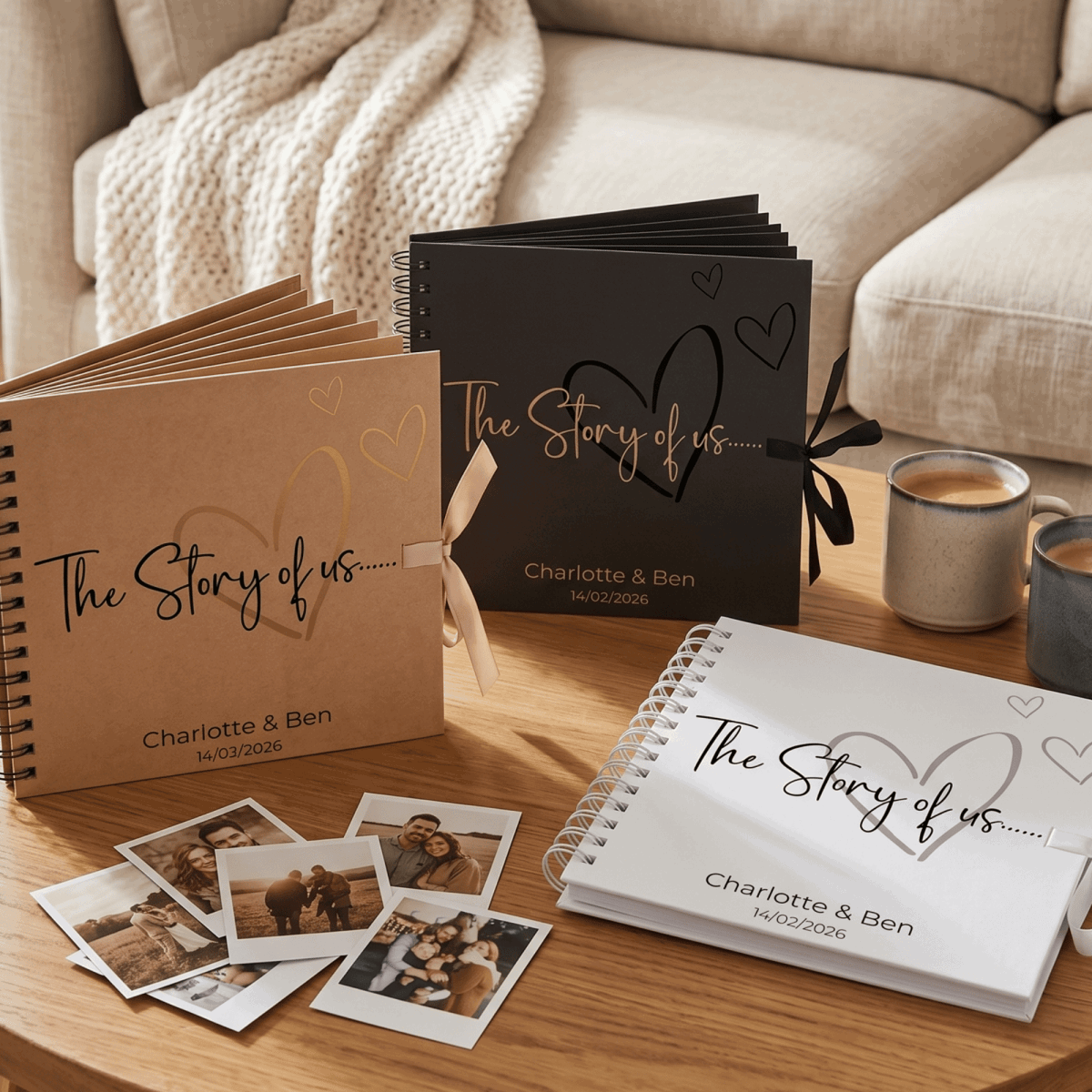 Personalised Story Of Us Photo Album - Make It Personal Gift Co