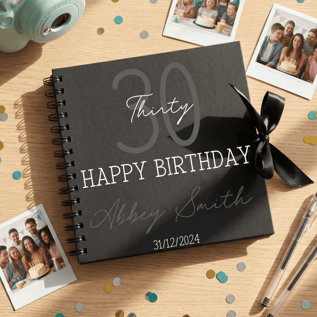 Personalised Timeless Classic Birthday Album Guestbook - Make It Personal Gift Co