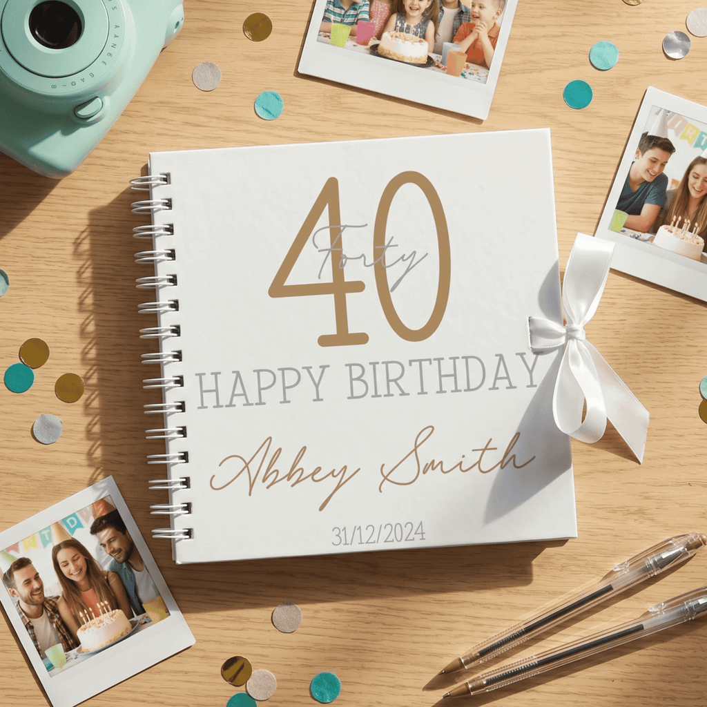 Personalised Timeless Classic Birthday Album Guestbook - Make It Personal Gift Co
