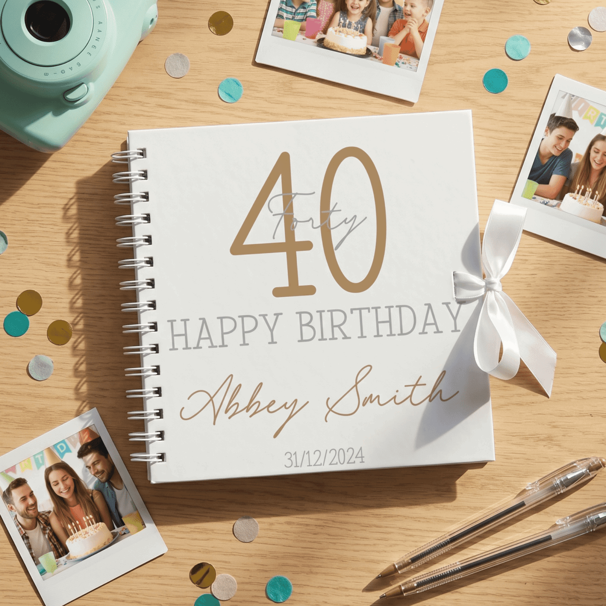 Personalised Timeless Classic Birthday Album Guestbook - Make It Personal Gift Co