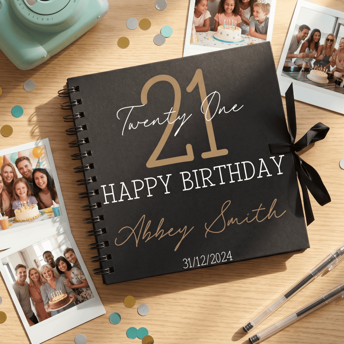 Personalised Timeless Classic Birthday Album Guestbook - Make It Personal Gift Co