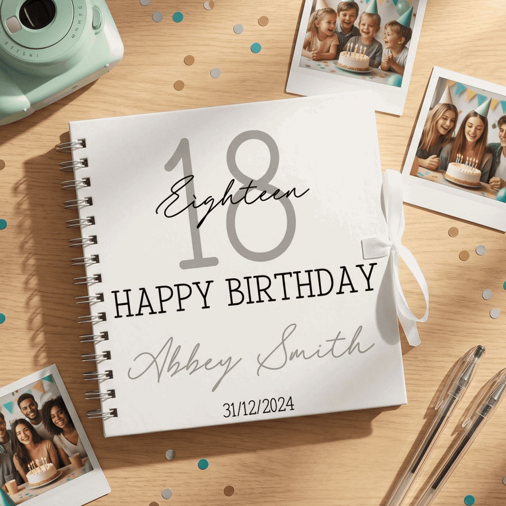 Personalised Timeless Classic Birthday Album Guestbook - Make It Personal Gift Co