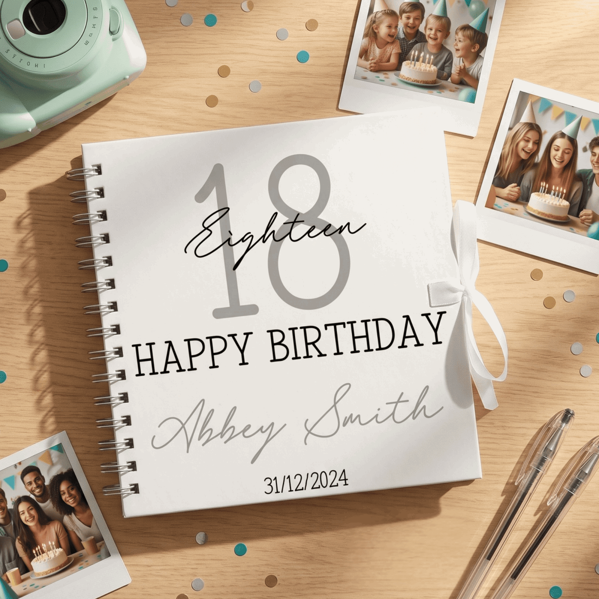 Personalised Timeless Classic Birthday Album Guestbook - Make It Personal Gift Co