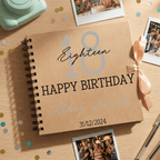 Personalised Timeless Classic Birthday Album Guestbook - Make It Personal Gift Co