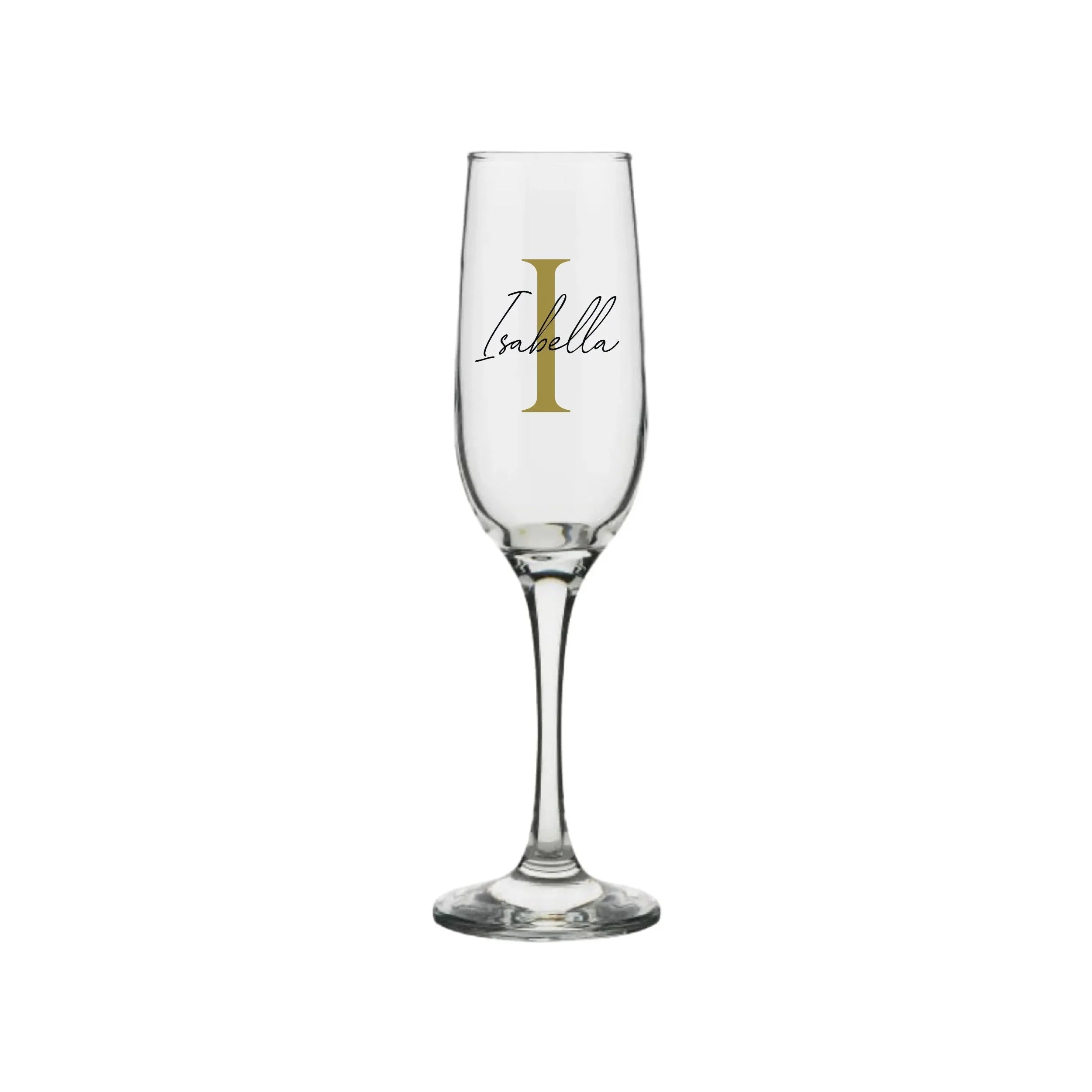 Romantic Personalised Champagne Flute 215ml - Make It Personal Gift Co