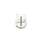 Romantic Personalised Stemless Wine Glass 360ml - Make It Personal Gift Co