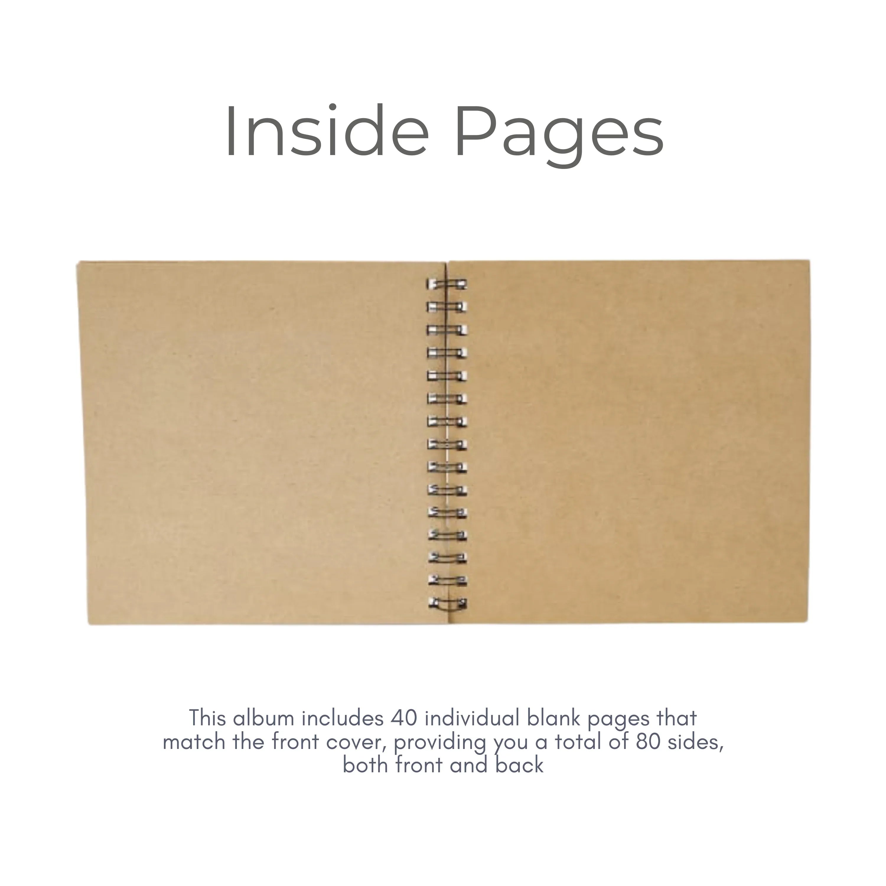 Timeless Classic Personalised Birthday Scrapbook Album - Elegant Script (8x8") - Make It Personal Gift Co