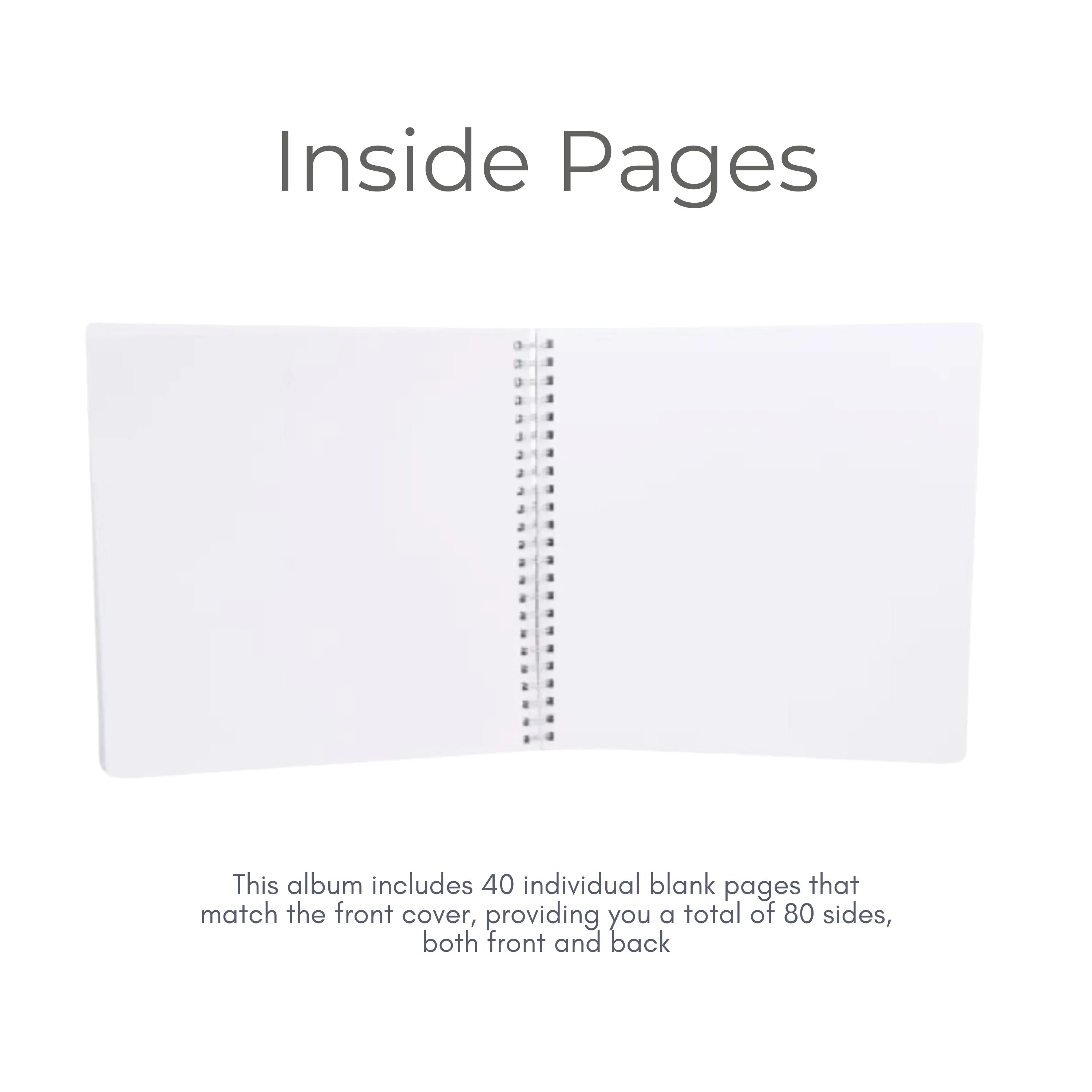 Timeless Classic Personalised Birthday Scrapbook Album - Elegant Script (8x8") - Make It Personal Gift Co
