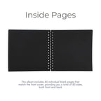 Timeless Classic Personalised Birthday Scrapbook Album - Elegant Script (8x8") - Make It Personal Gift Co