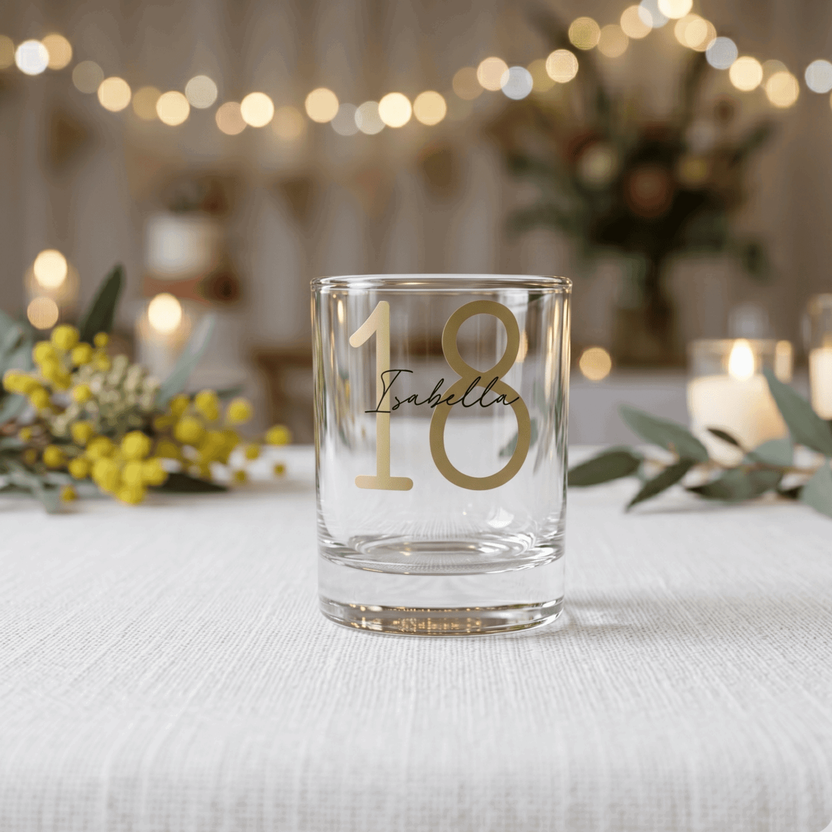 Timeless Classic Personalised Vinyl 65ml Shot Glass - Make It Personal Gift Co