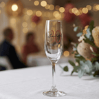 Timeless Classic Personalised Vinyl Champagne Flute - Make It Personal Gift Co