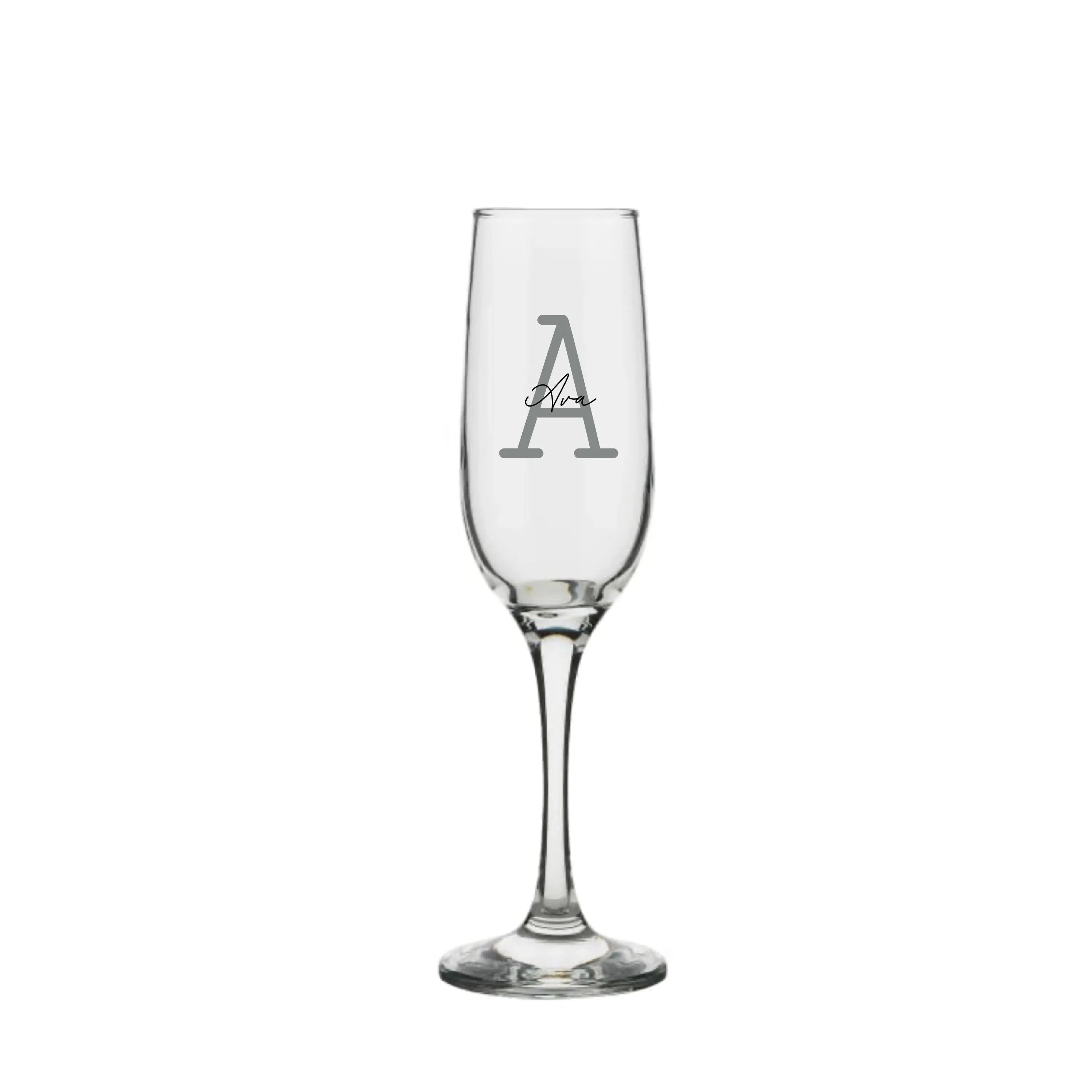 Timeless Personalised Champagne Flute 215ml - Make It Personal Gift Co